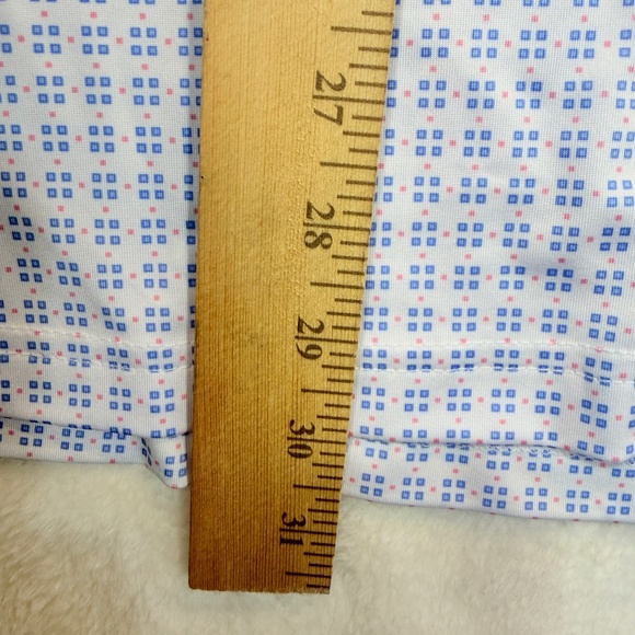 Tailorbyrd Golf Polo Mens Size XXL White Short Sleeve Performance Geometric - Picture 6 of 8